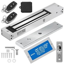 600lb Electromagnetic Door Lock Kit with Remote Control - Waterproof Security