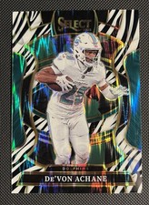 2025 Panini Select De'von Achane Zebra Case Hit!