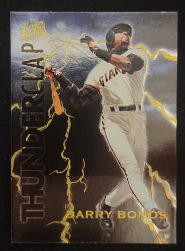 Barry Bonds #1 1997 Ultra Thunderclap card