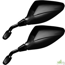 2 SPECCHIETTI MOTO OMOLOGATI YAMAHA YZF R6 2003 2004 2005 NERO CUPOLINO CARENA