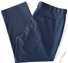 Perry Ellis 40X30 Blue Premium Flex Twill Wrinkle Resistant Mens Pant 