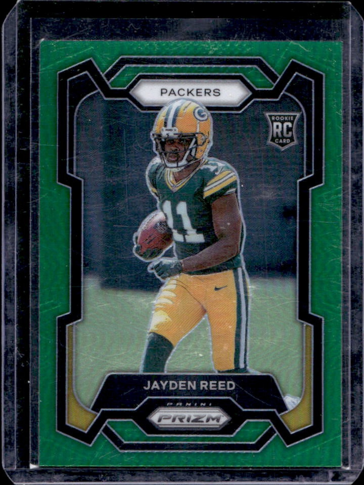 2023 Prizm Jayden Reed RC Green Rookie #334 Packers