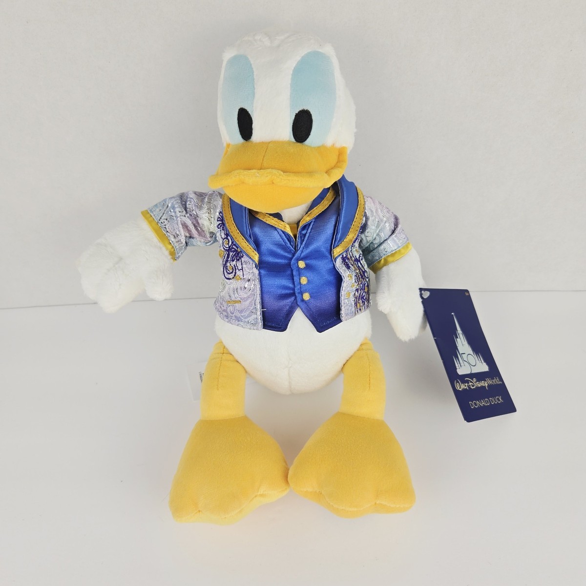 Disney Donald Duck Walt Disney World 50th Anniversary Plush w/ Tag