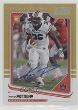 2018 Score Rookies Gold Zone Signatures 23/50 Kamryn Pettway #401 Auto 0c6