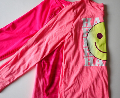 Girls T-shirts Children's Place XL 14 Casual c9 by Champion XL 14-16 Pink Active