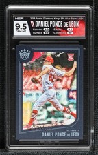 2019 Diamond Kings Short Print Blue Framed Daniel Ponce de Leon #134 HGA 9.5 1s8