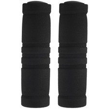 2X(1 Pair for MTB Bike Handle Handlebar Soft Sponge Bar Grips Black H2O2)8637