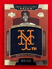 Monte Irvin 2004 Sweet Spot Classic Patch New York Giants Logo Patch #d/300