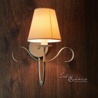 Festliche Wandleuchte Weiß E14 Wandlampe Leuchte Klassisch Wand Esstisch Innen