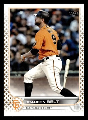 Brandon Belt 2022 Topps Gold Star SP #632 San Francisco Giants *031