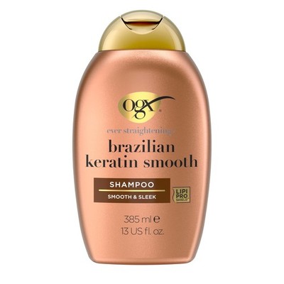 Shampoo OGX Brazilian Keratin Smooth 385ml glättend Kokosöl Avocadoöl