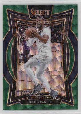 2024-25 Panini Select Concourse Green Wave Prizm 33/50 Julius Randle #45 7y2