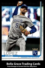 2019 Topps Jorge Lopez #651 Kansas City Royals MLB Baseball 