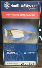 Smith  Wesson Safety Glasses 21294 Gun Metal Frame Clear Lens BOX of 12