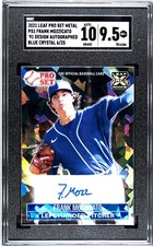 2021 Leaf Pro Set Metal Frank Mozzicato BLUE CRYSTAL /25 SGC 9.5 w/10 AUTO