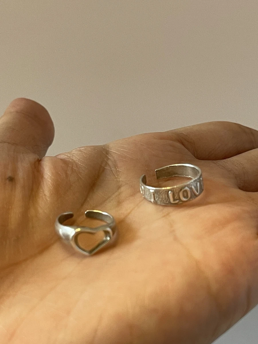 925 silver sales toe rings online