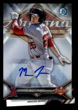 2018 Bowman Chrome #AFL-MT Matt Thaiss 2017 AFL Fall Stars Autograph Auto RC /