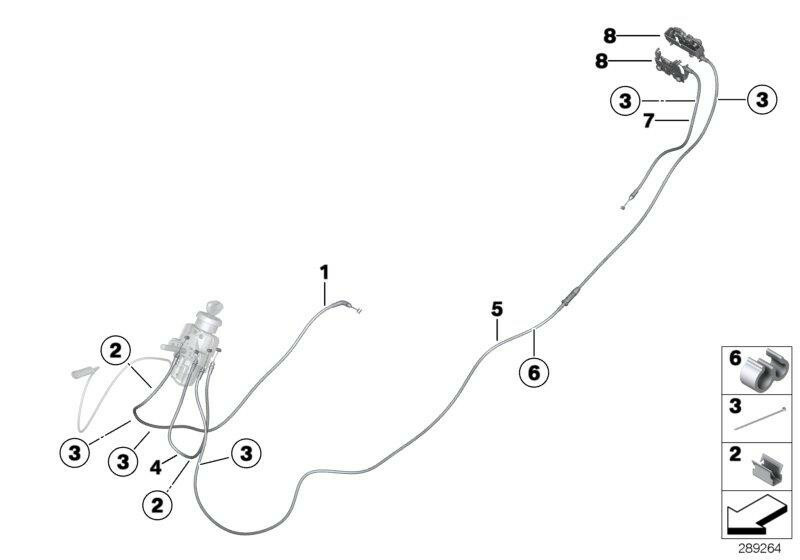 BMW C 650 GT K19 Sitzbankverriegelung Seat Locking 52537724994  