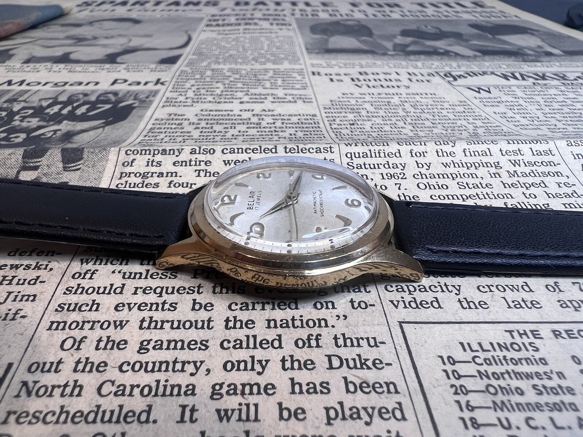 Belair watch mens vintage 60s . Mechanical Antimagnetic