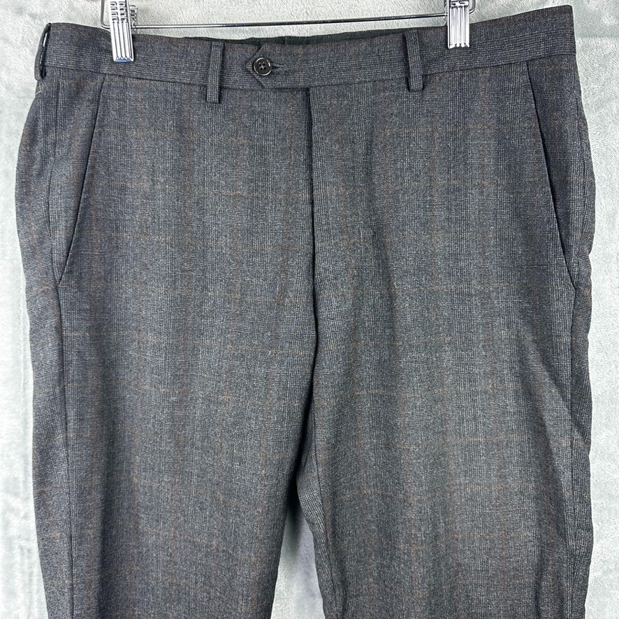 パンツ ARMANI COLLEZIONI charcoal gray slacks armani collezioni dress pants mens charcoal gray 34x27 measured