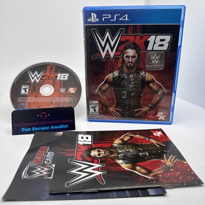 WWE 2K18 (Sony PlayStation 4 PS4 Wrestling Game 2017)