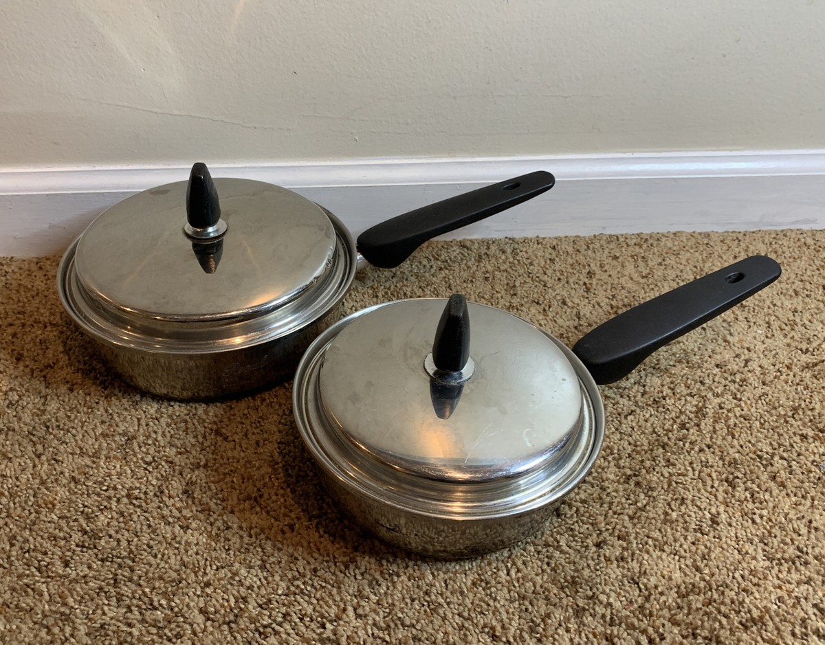 1970年代 Regal Ware リーガルウェア ビンテージ 鍋 USA製 Vintage REGAL Cookware 3 ply 18-8 Stainless Steel Regal Ware Pots