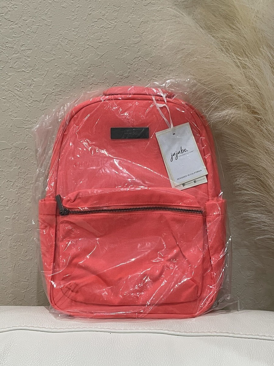 Jujube MIDI Backpack: Neon Coral - New Authentic Diaper Bag  display picture 1