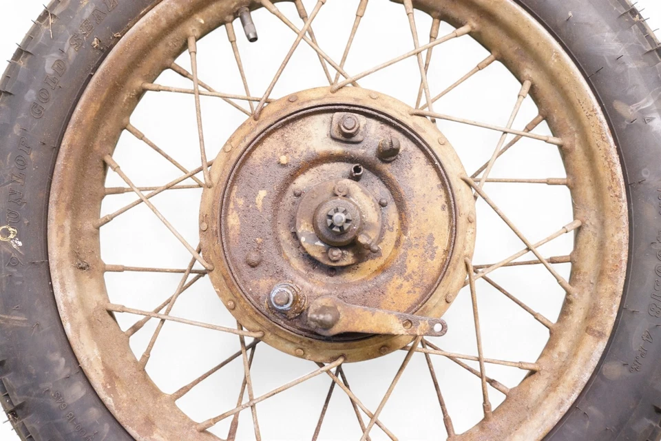 1942 Harley Solo WL WLA 45 Knucklehead 平头 G *2598A 前轮制动器 漂亮  — 第 2/4 张图片