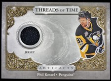 2020-21 UPPER DECK ARTIFACTS HOCKEY - PHIL KESSEL THREADS OF TIME MEMORABILIA