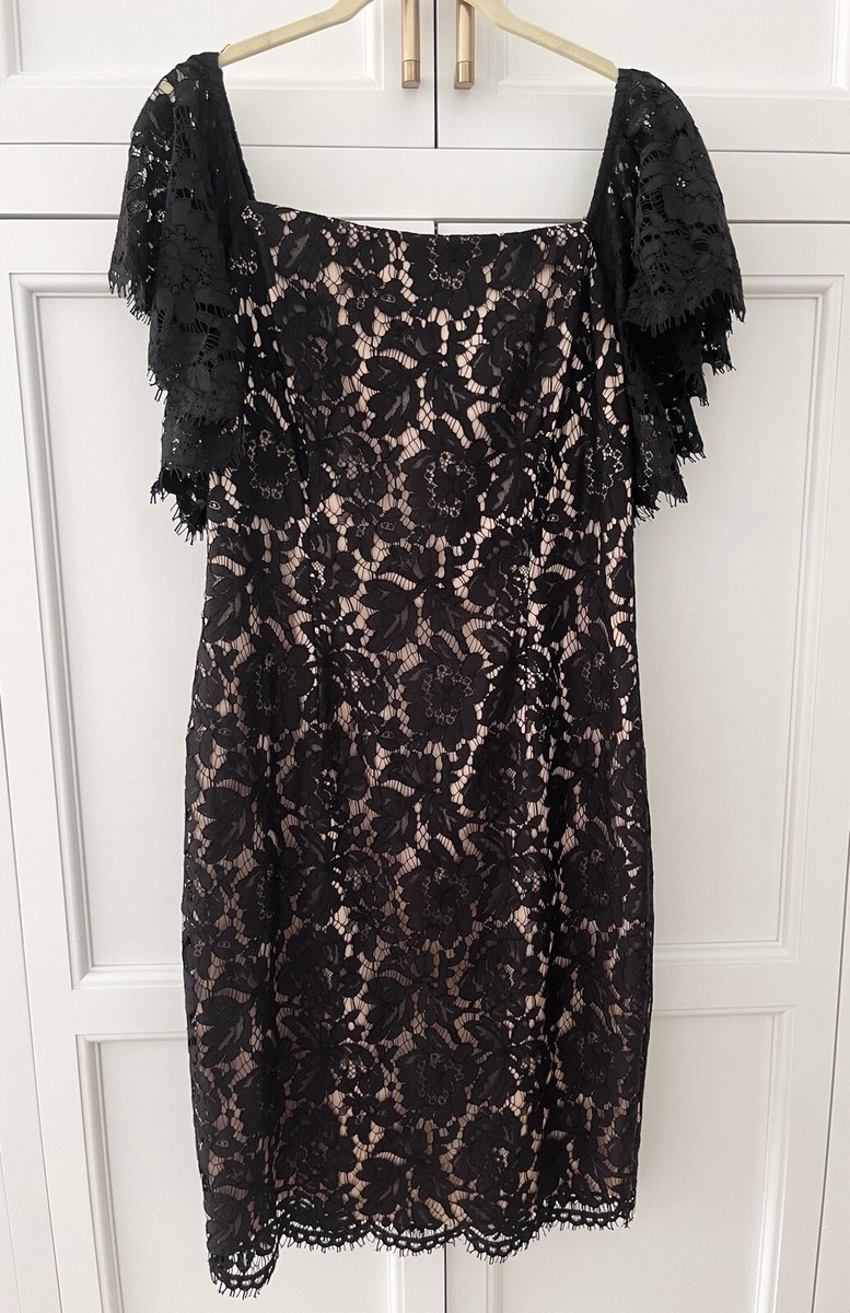 black lace holiday dress Winifred Shadow Lace Dress Shadow / M main image 0