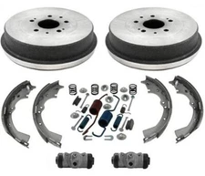 Rear Brake Drums & Brake Shoes Set For 95-04 Toyota Tacoma Pickup 5 Lugs RWD