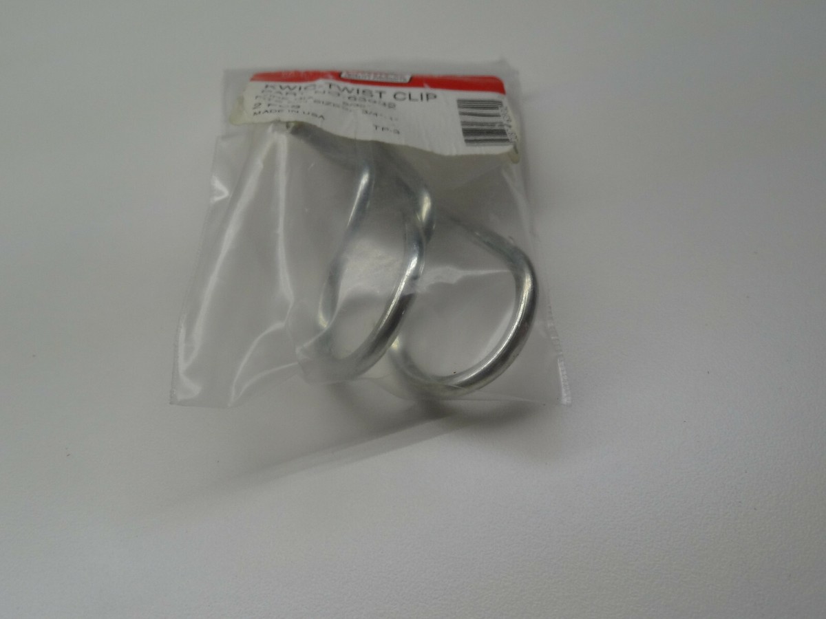 Double HH 63922 Kwic-Twist Pin Shaft Clip TP-2 2-pack (X3