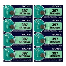 8 NEW SONY 397 SR726SW SR726 silver oxide watch battery - JAPAN - USA Seller