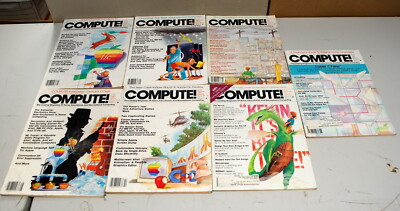 Rare Compute Magazine 7 Issues 1984-1987   Ships Worldwide 