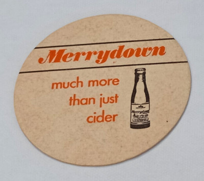 Merrydown Cider - Much More Than Just Cider - Vintage Beer Mat