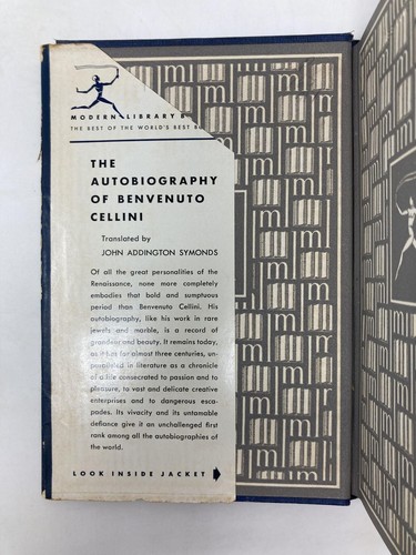 The Autobiography of Benvenuto Cellini by First 1st Edition VG HC 1960 - Picture 3 of 8