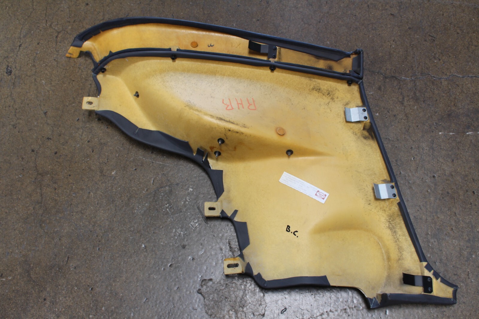 Ferrari 456, RH, Right, Rear Lower Side Panel, Scuffed, Used, P/N 65672702