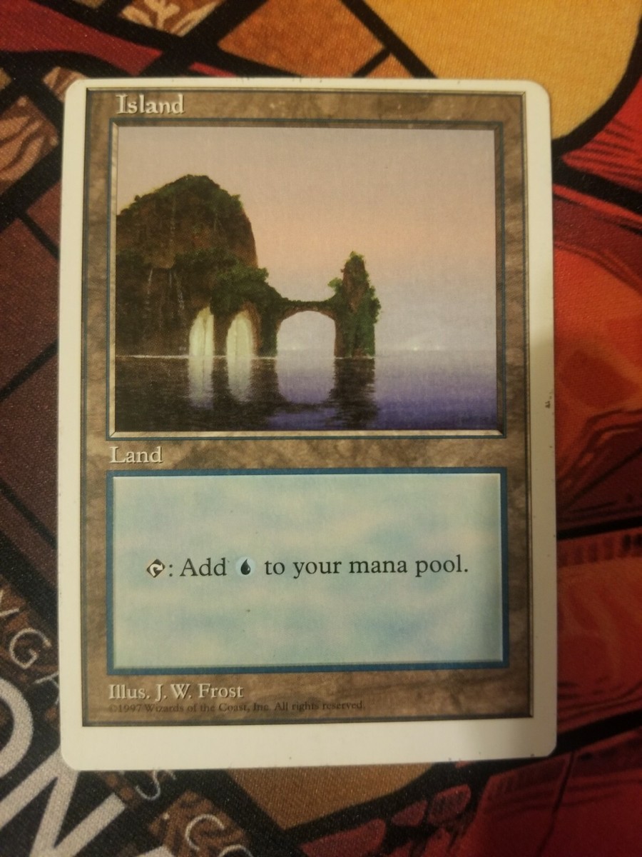 Island MISPRINT Magic The Gathering MTG Card - Miscut | eBay
