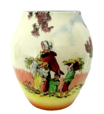 RARE ROYAL DOULTON SERIESWARE VASE - THE GLEANERS D6123