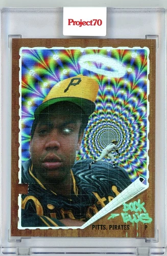 2021 TOPPS PROJECT 70 - DOCK ELLIS BY CES - RAINBOW FOIL 03/70 #232