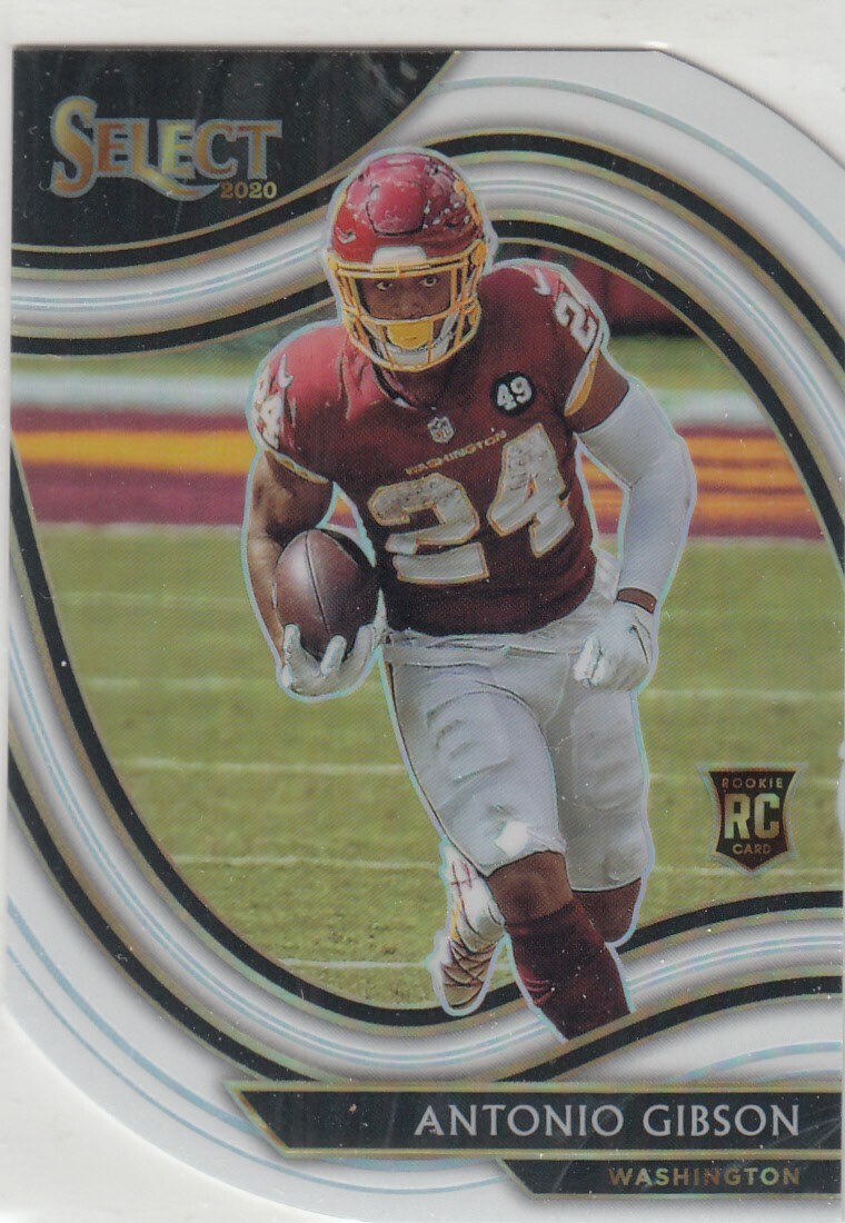 2020 Select Parallel Die-Cut Holo White ANTONIO GIBSON RC #372 WFT