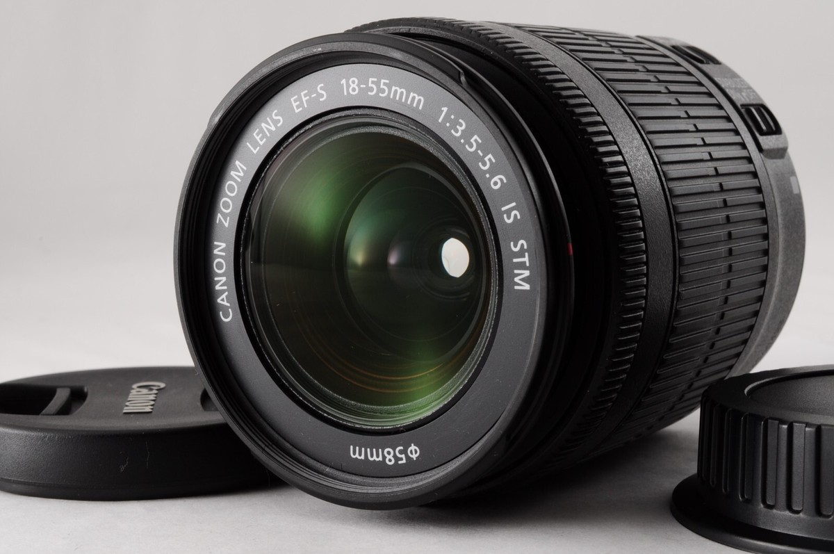 MINT Canon EF-S 18-55mm f3.5-5.6 IS STM Zoom AF EF-S Mount MINT Canon EF-S 18-55mm f3.5-5.6 IS STM Zoom AF EF-S Mount