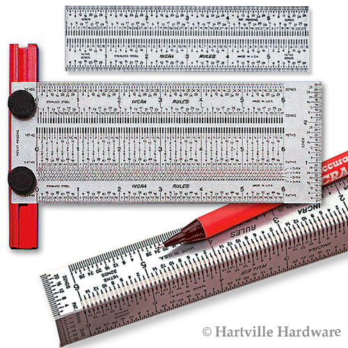 Incra IRSET06 6" Marking Rule Set