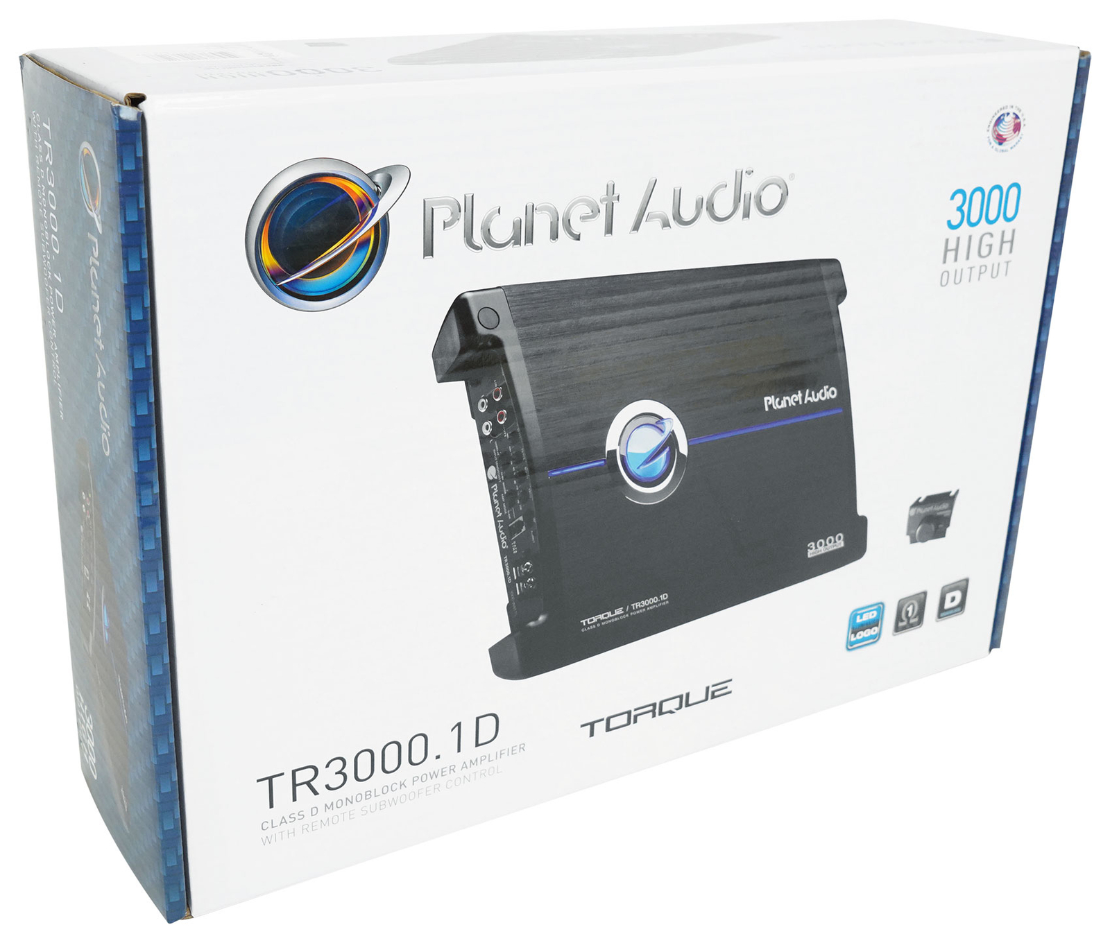 Автомобильный усилитель Planet Audio TR30001D серии Torque мощностью 3000 Вт моноусилитель класса D 1-Омный
