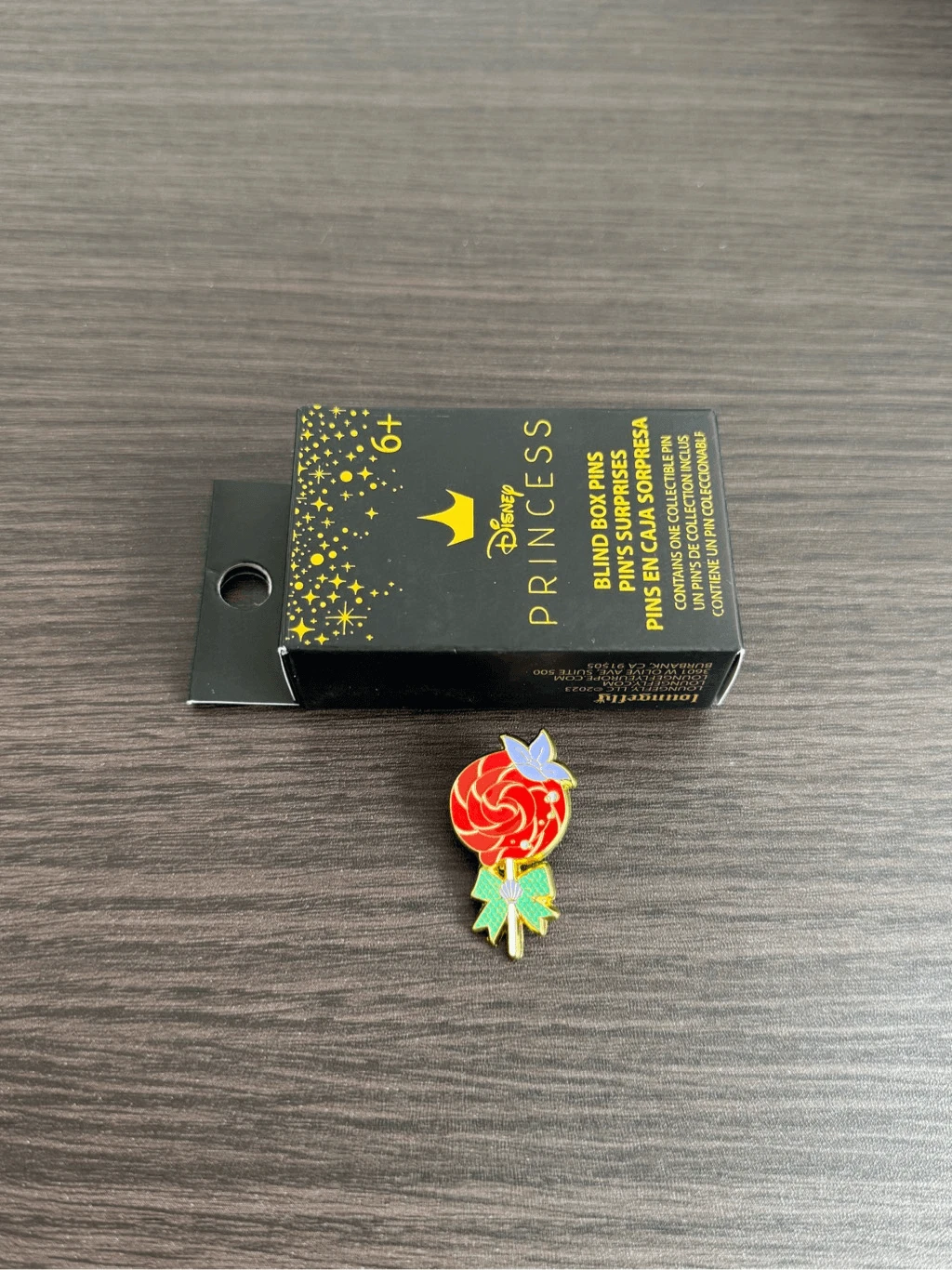 Loungefly Disney Princess The Little Mermaid Ariel Lollipop Enamel Pin