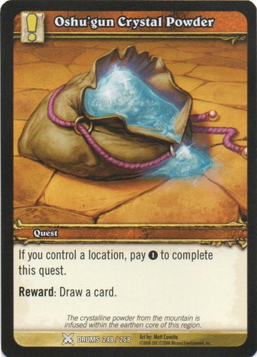 WOW World Of Warcraft CCG Drums Of War 2008 Individual Trading Cards - Picture 126 of 141