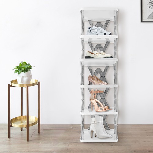 Shoe Storage Organizer Adjustable Space Saving Shoe Slots Shelf for House* - Picture 10 of 11
