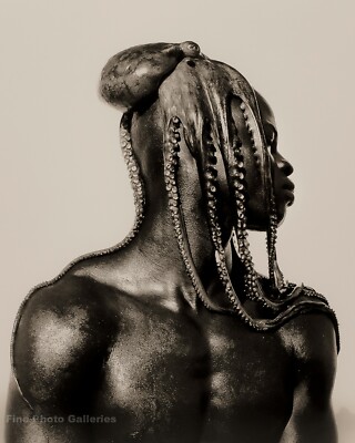 1989 Vintage HERB RITTS Black Male Nude DJIMON HOUNSOU w Octopus Photo
