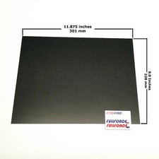 Usa Made Carbon Fiber 3k Plain Weave Panels Sheets - 1.5-3mm Thick -full Gloss