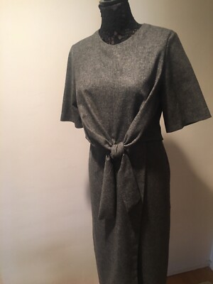 zara grey wool dress Zara Sweater Dress (H. Grey) – Ginas Boutique1 main image 0